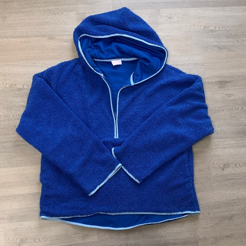 Cozy Sherpa Blue Jacket